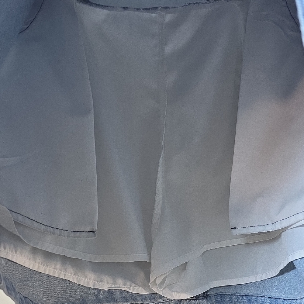 Pink Lily Light Blue Denim Skort - Picture 4 of 6